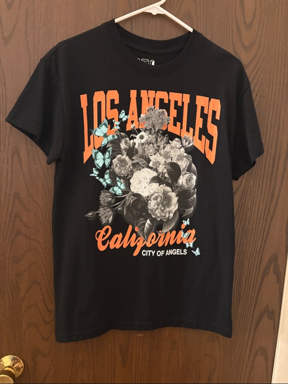 New Los Angeles Black Floral Shirt
